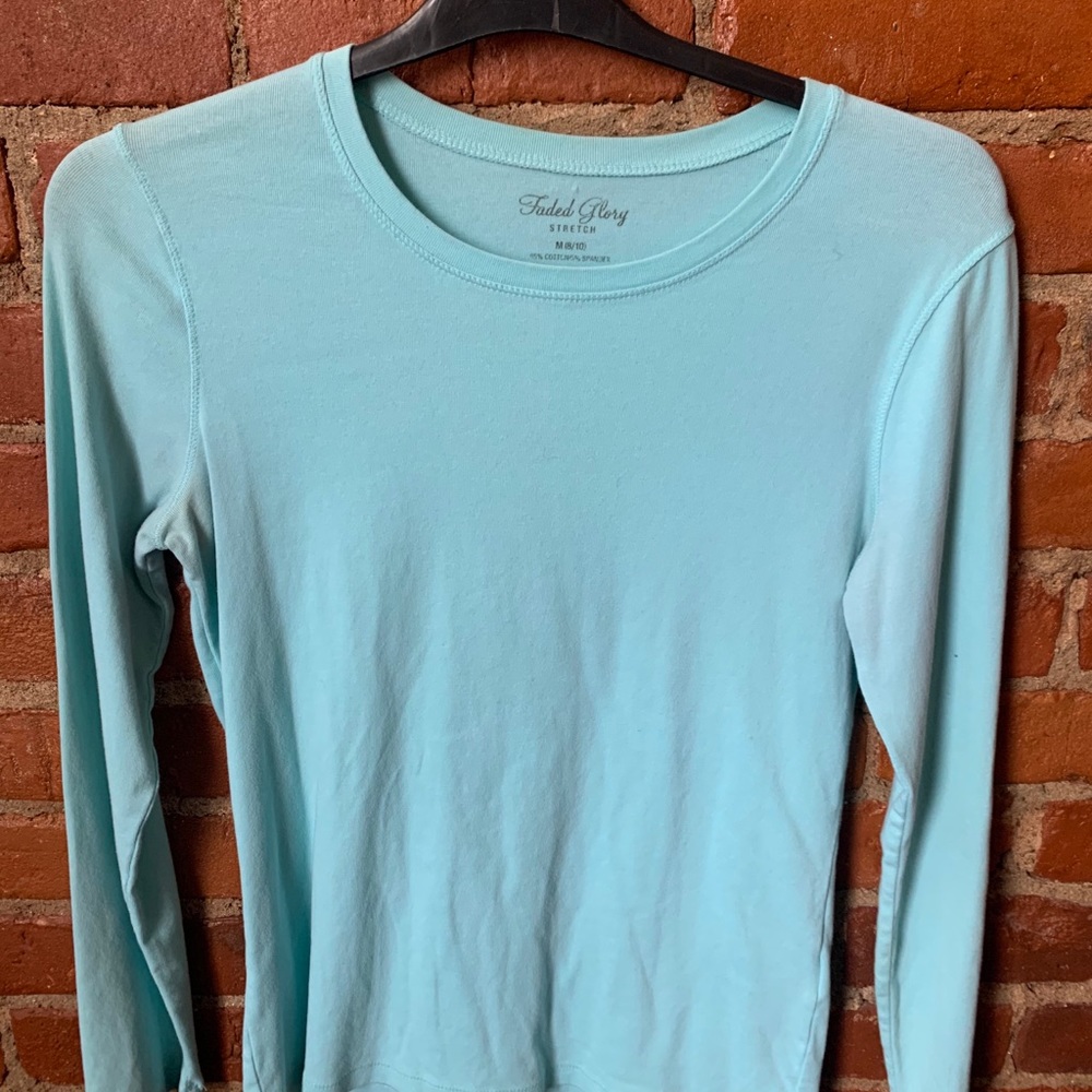 Soft faded glory long sleeve shirt